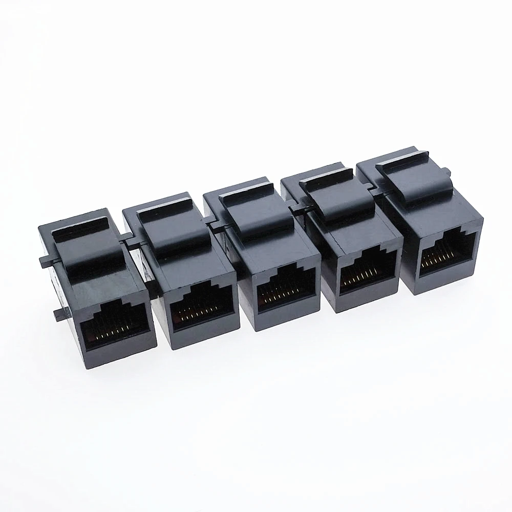 Соединитель RJ45 Cat5 Cat5e 2 шт. гнездо для сетевого кабеля пустая панель