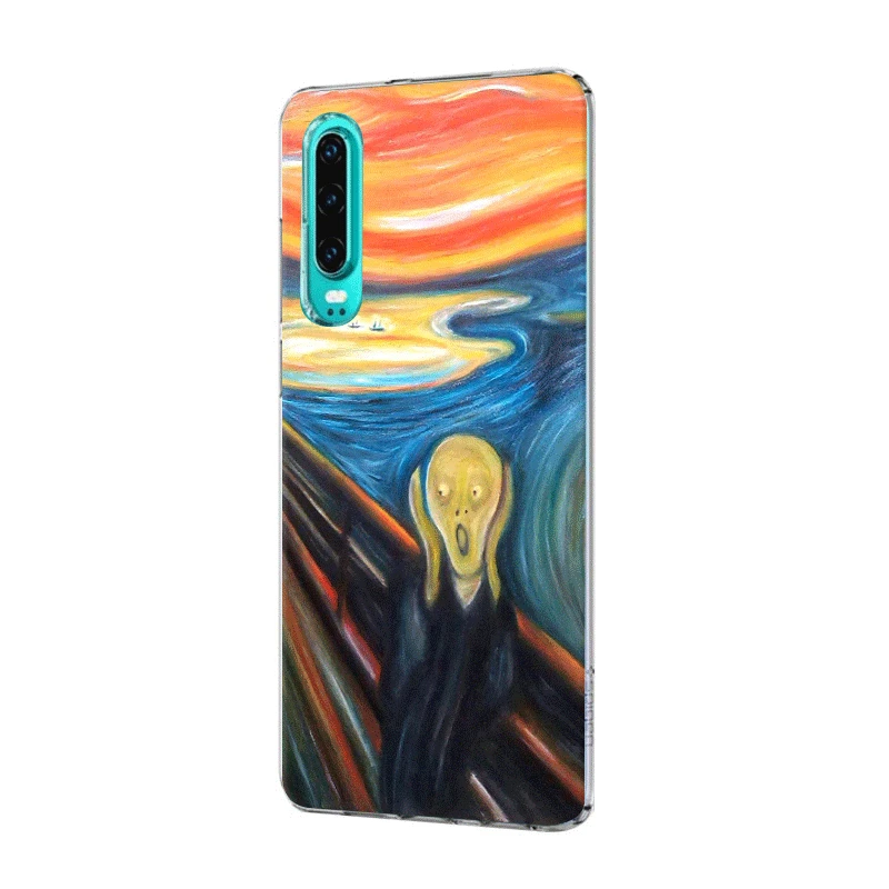 Mobile Phone Case For Huawei P30 P20 P10 P9 P8 P Sart Z Lite Pro Hard Cover Munch Van Gogh | Мобильные телефоны и