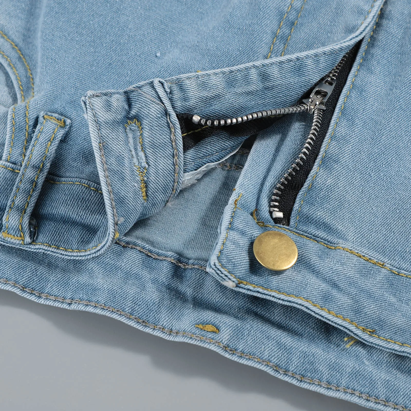 Женские обтягивающие Повседневная джинсовая юбка с высокой талией юбки коплект