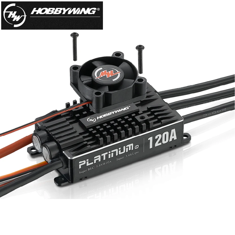 1 шт. оригинальный HOBBYWING Platinum Pro V4 120A 3-6S Lipo BEC пустая форма бесщеточный ESC для