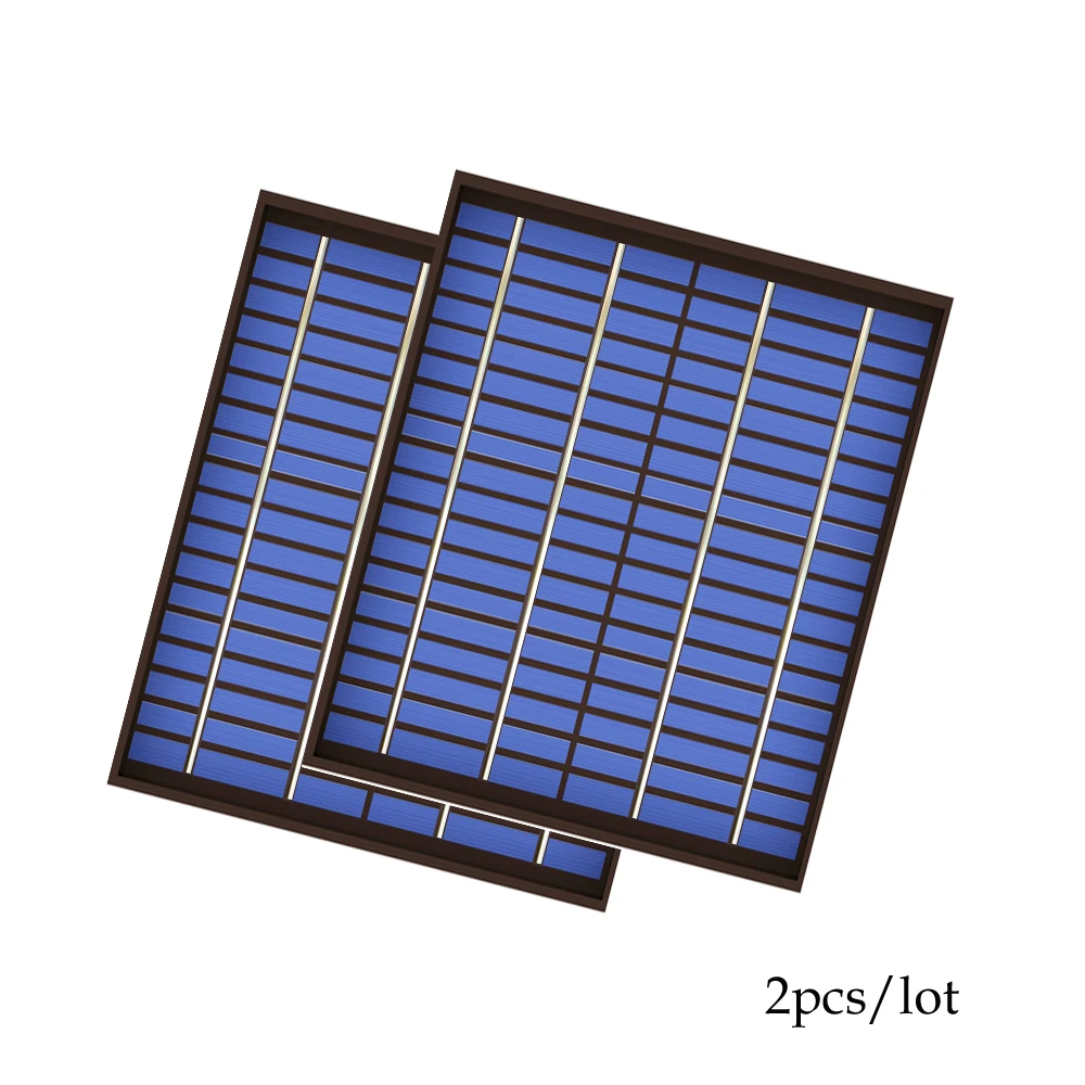 2 шт. х Солнечная панель 18 в 20 Вт ватт 1 А миниатюрный поликристаллический ПЭТ