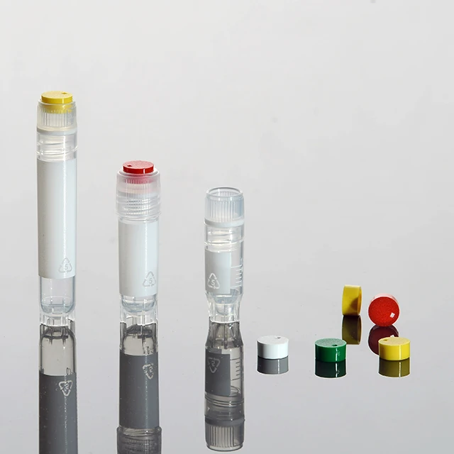 

Disposable laboratory consumables internal thread plastic cryogenic vial