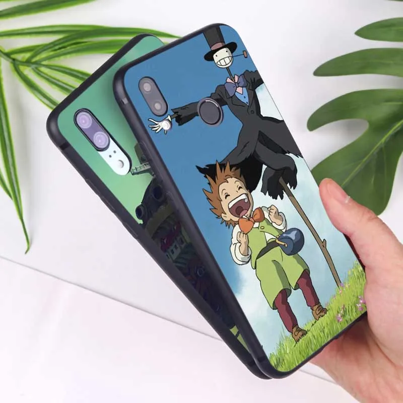 Чехол Howls Moving Castle для huawei honor 20 lite 8x 9x pro 10 v30 Прозрачный мягкий силиконовый чехол