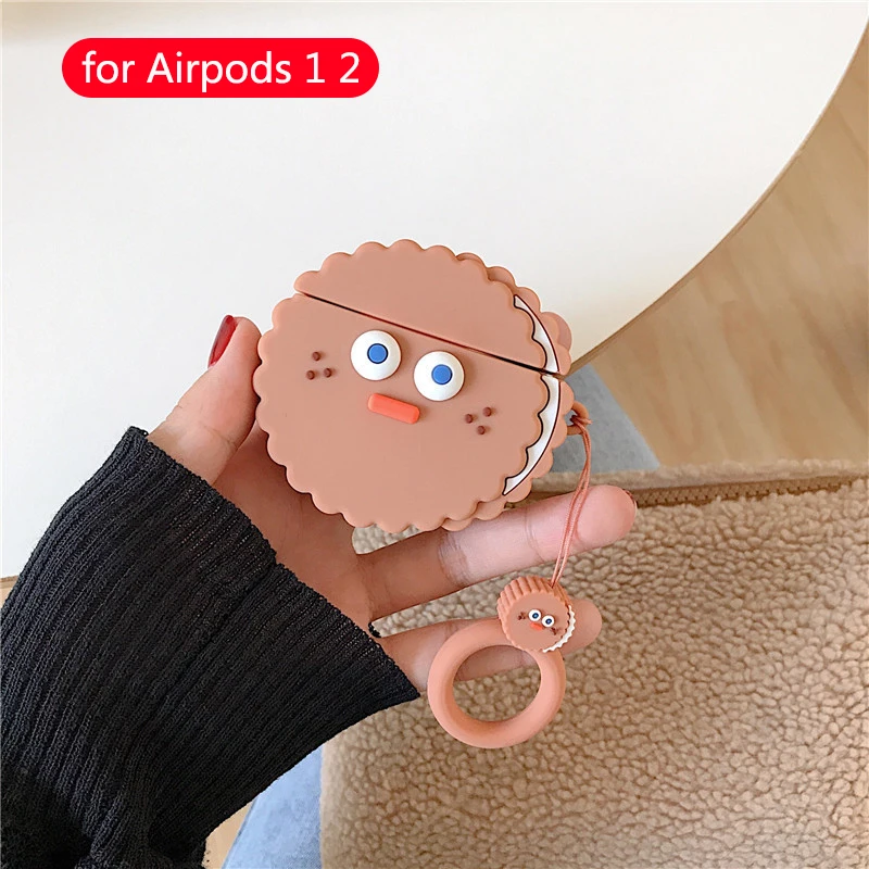 23 Милый беспроводной чехол для наушников с Bluetooth для apple airpods 2, силиконовая Мягкая коробка с рисунком молочного чая, аксессуары для airpods - Цвет: 23