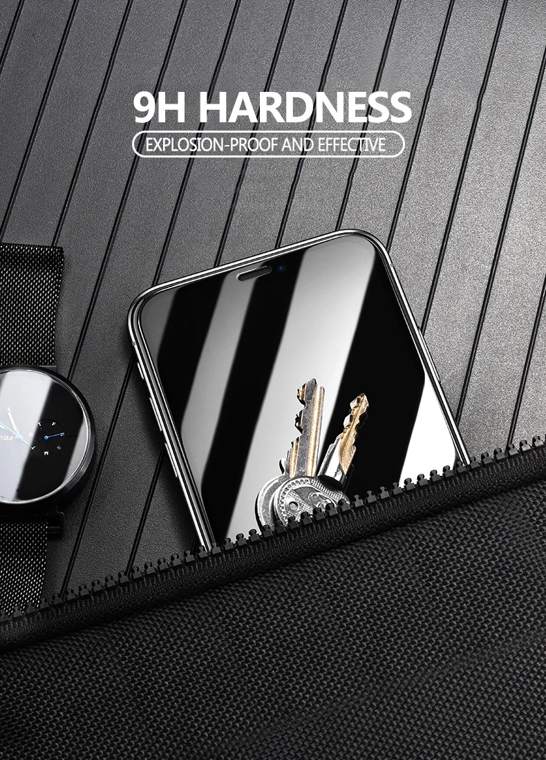 XSDTS 6D изогнутое полное покрытие из закаленного стекла для iPhone 11 Pro X XS Max XR 10 8 7 6 6s Plus Защитная пленка для экрана