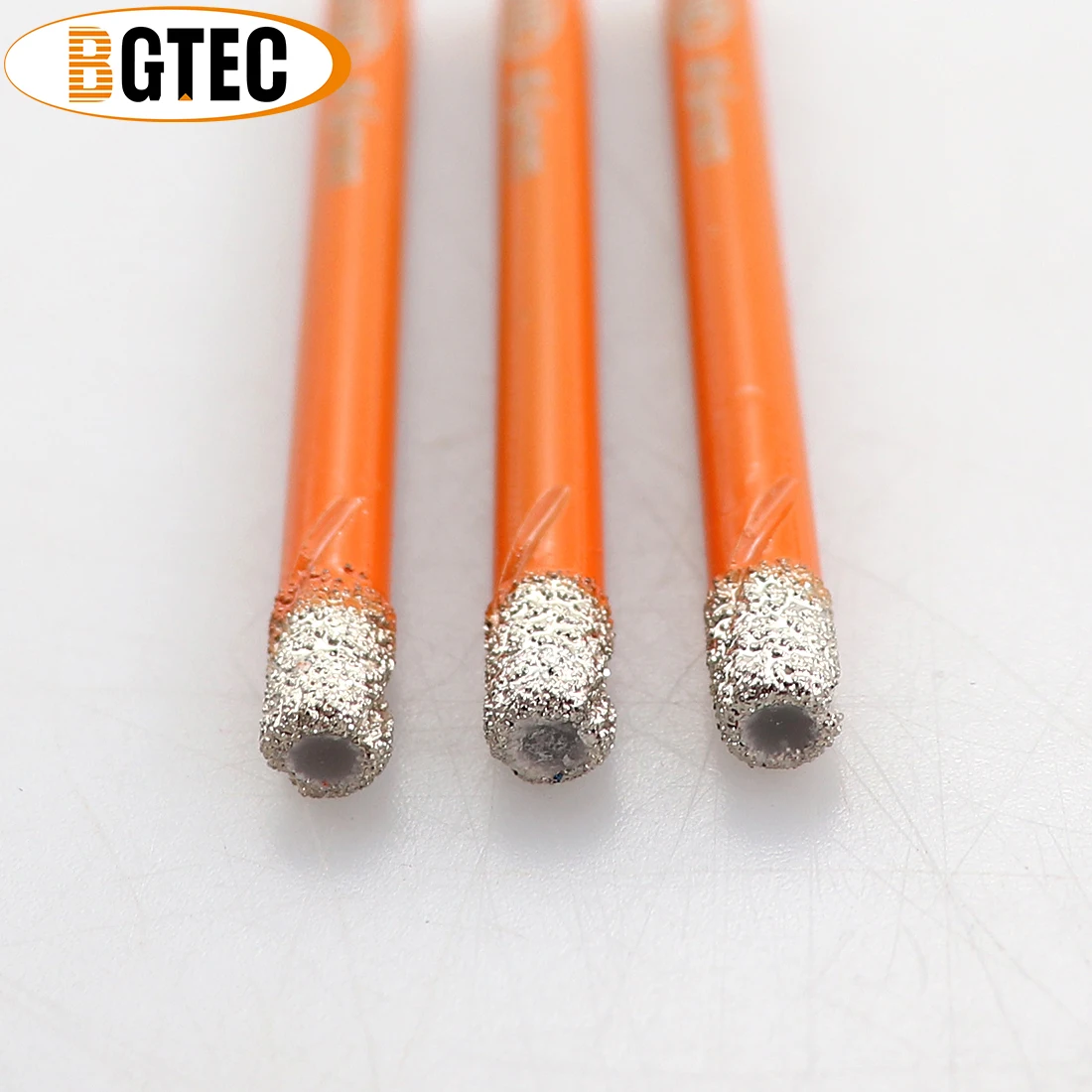 BGTEC 10 шт./компл. 6 мм сухое вакуумное сверло с круглым хвостовиком алмазные сверла