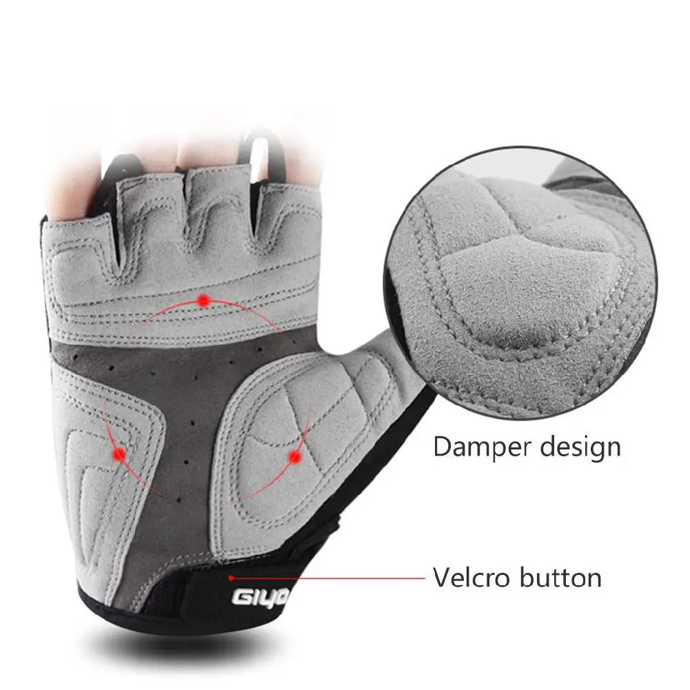 Велосипедные перчатки гелевые для езды на велосипеде короткие спортивные