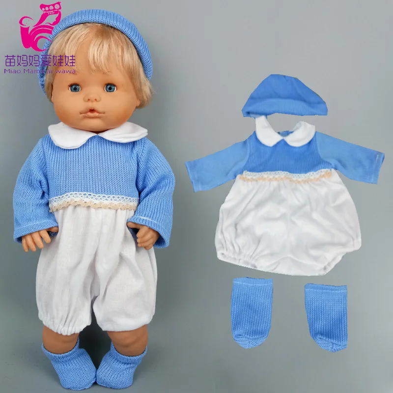 

16 inch Nenuco Doll costumes Fit 40 cm Ropa Y Su Hermanita reborn Baby Doll outfit