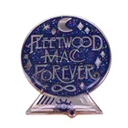 Брошь из шариков и эмали Fleetwood Mac Crystal, блестящая булавка с шариком, булавка для лацкана, подарок для любителей рок-музыки