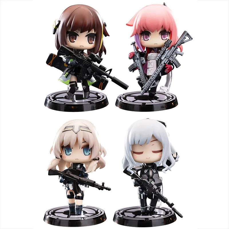 

In Stock Girls' Frontline Mobile Anime Figure Models Disobedient Team Version Q Anime Figure Pvc Toys Models Peripheral Gifts