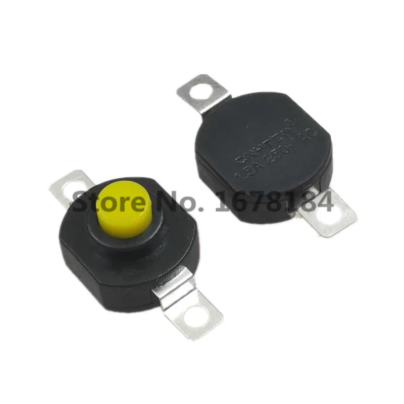 10 шт. 2-контактный горизонтальный кнопочный переключатель фонарика 1412-KD