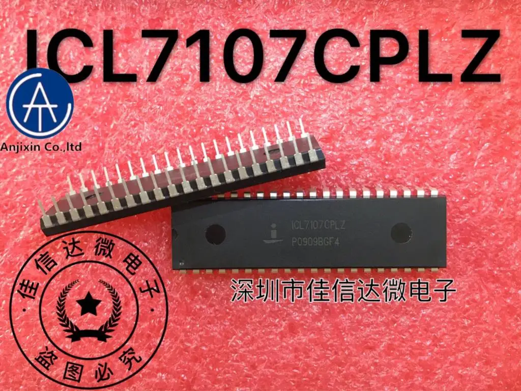 

10 шт. 100% оригинальный новый в наличии ICL7107 ICL7107CPLZ DIP40 аналогово-цифровое преобразование светодиодный драйвер