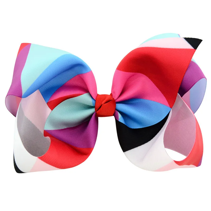 

6Pcs/Lot 20CM Birthday Party Baby Hairpins Big Rainbow Hairpin Infant Hair Clips Hair Accessories Girls Baby Hairclips Gifts