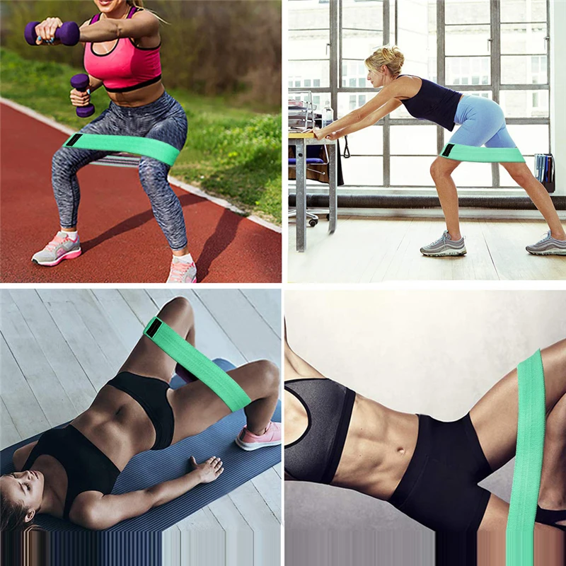 

Resistance Bands Fitness Booty Bands 3-Piece Set Fitness Rubber Expander Elastic Band for Home Workout Exercise Equipment