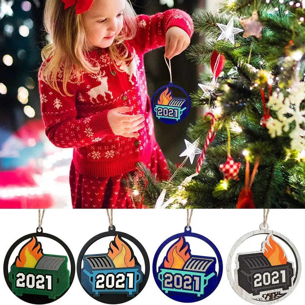 

Painted Wooden Christmas Decorations Hanging Colorful Year Ornaments For Home Tree Toys Gift New Christmas Kids B4G8