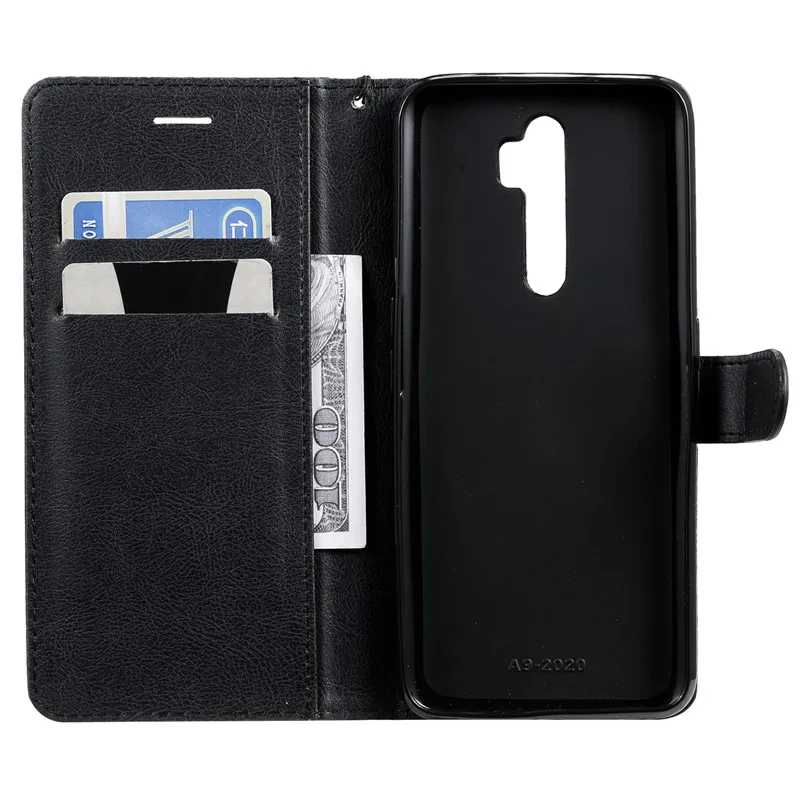 Чехол для OPPO A5 2020 Роскошный кошелек кожаный чехол задней крышки телефона A52020 A 5