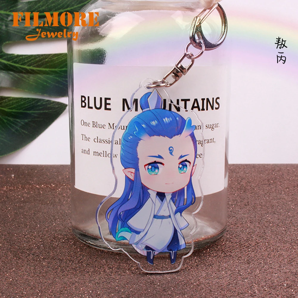 Брелок Ne Zha из китайского аниме новинка оригинальный акриловый персонаж