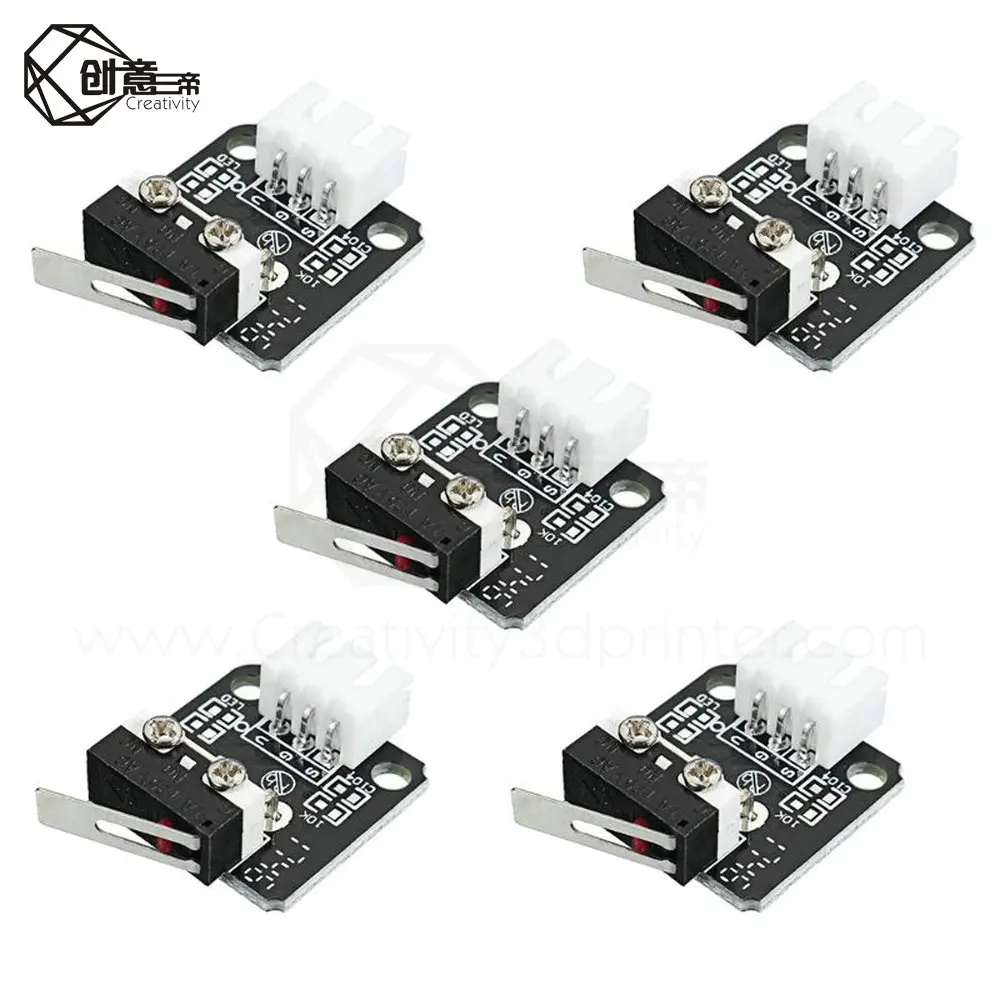 10 шт. 3D принтеры аксессуары X/Y/Z оси концевой упор выключатель 3Pin N/O N/C Управление