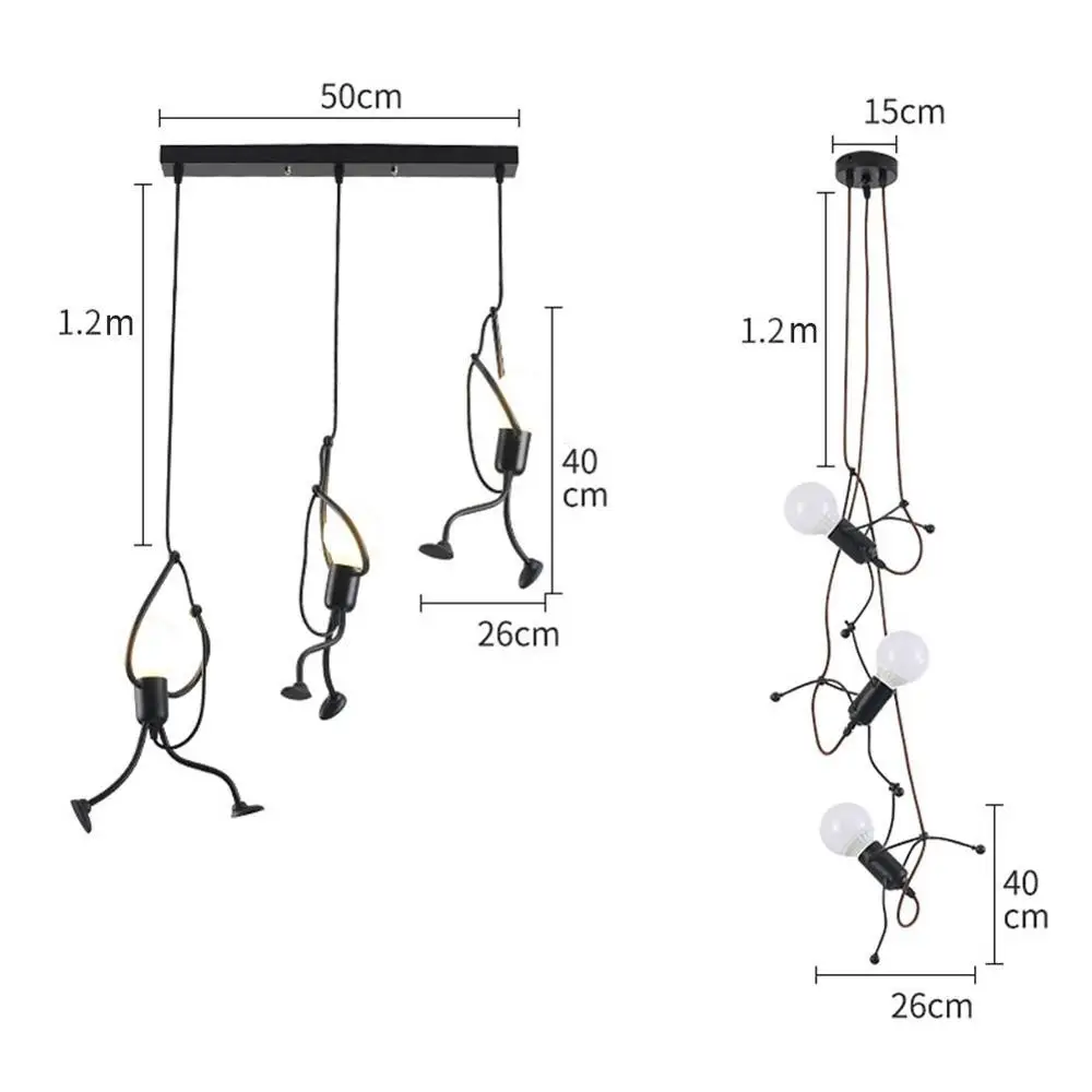 Потолочная люстра в стиле ретро простое блестящее основание E27 комнатное