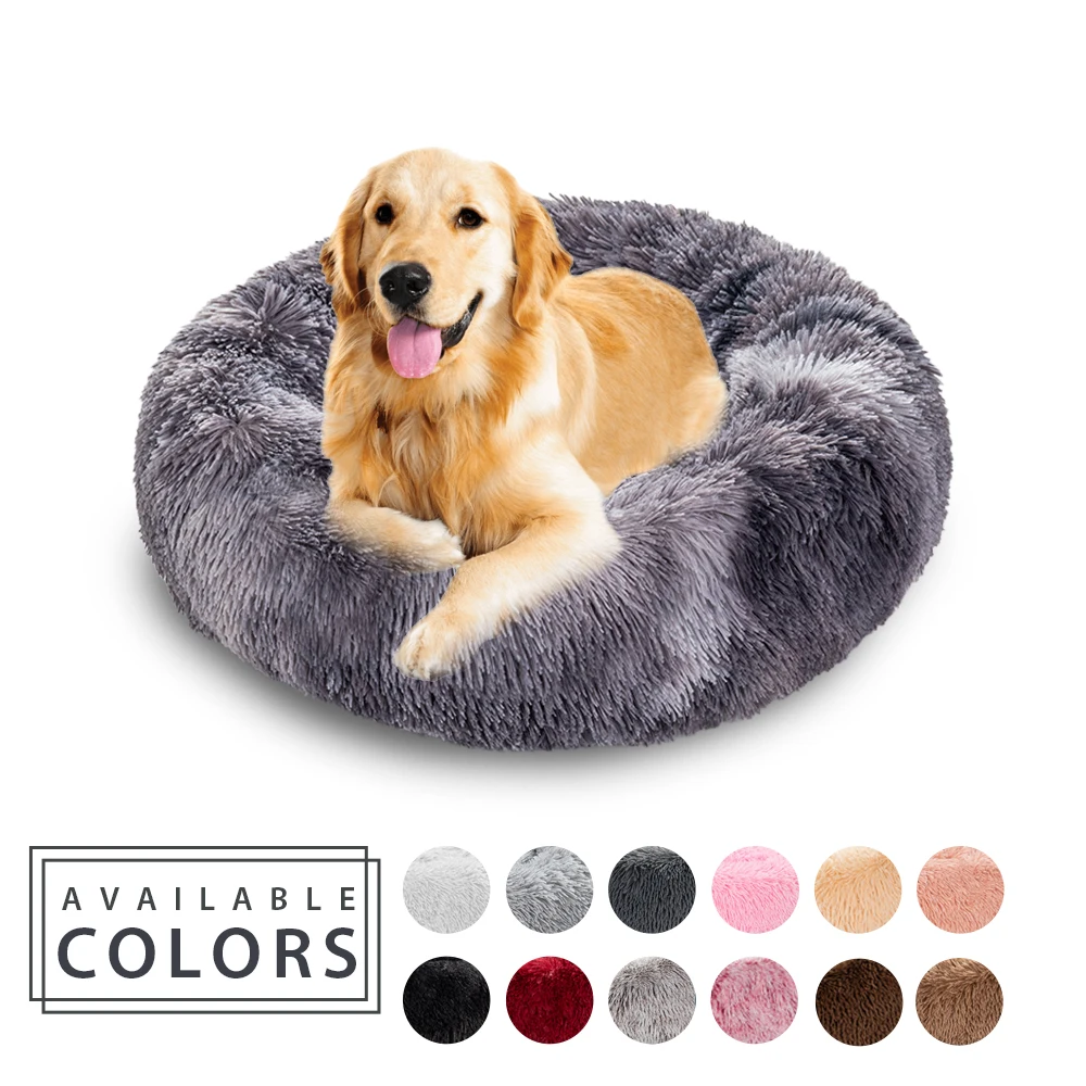 Кровать для собаки пушистая Xxl диван корзина роскошная кровать развлекательная