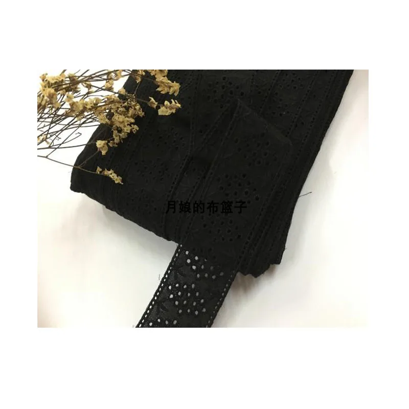 Стеганая хлопчатобумажная ткань сделай сам черная Толстая хлопковая двойная