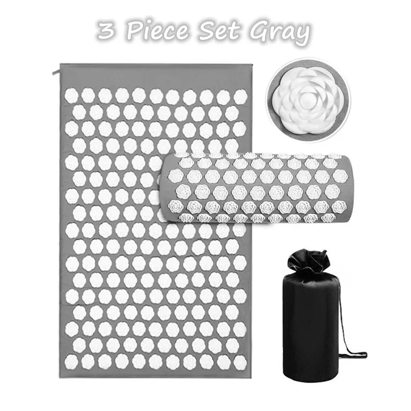 Массажный коврик подушка массаж акупрессуры снятие боли в спине и шее с шипами