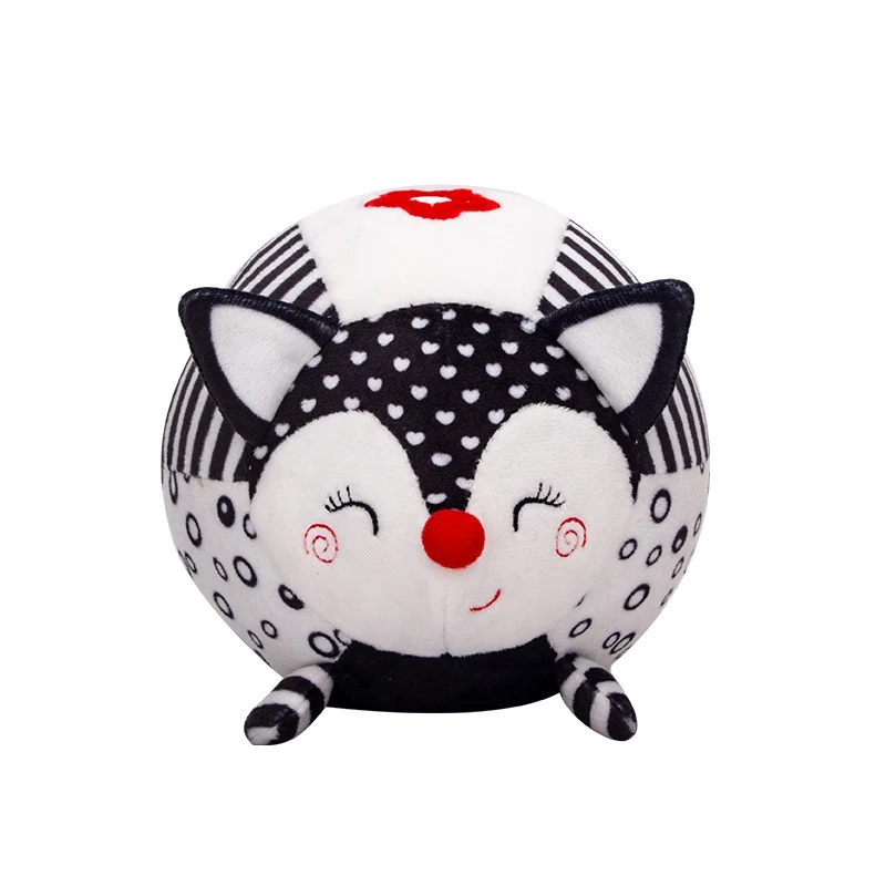 

Baywell Kids Baby Visual Training Touch Black And White Ball Infant Soft Grasping Ball Toy Balls 0-12 Months