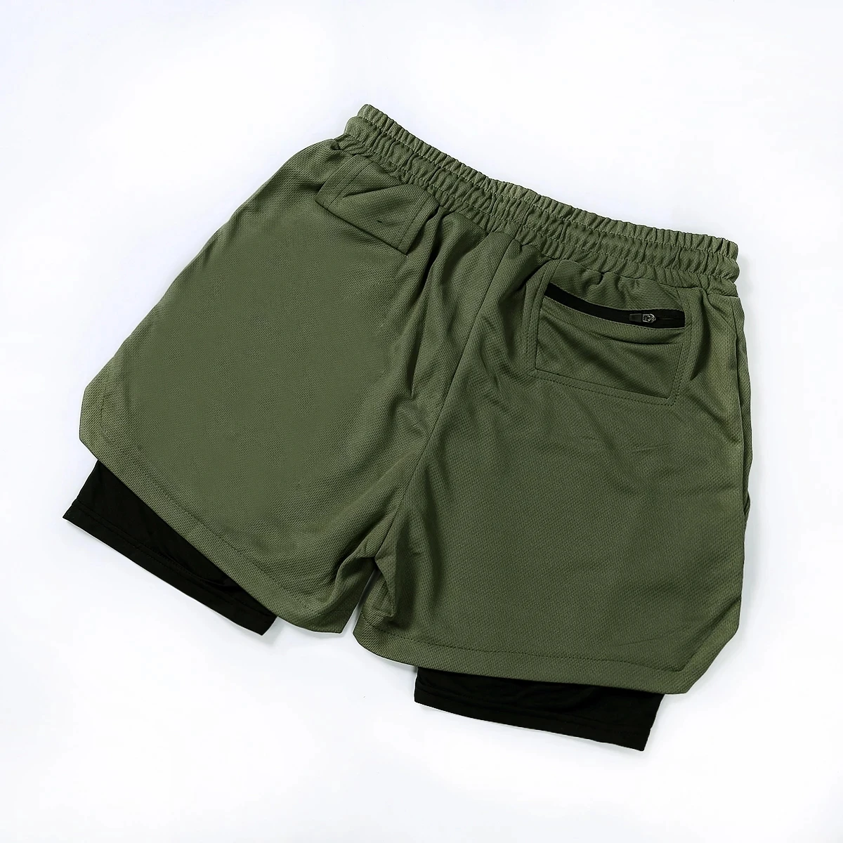 

Men's Running Shorts Mens 2 in 1 Sports Shorts Male double-deck Quick Drying Sports men Shorts Jogging Gym Shorts men