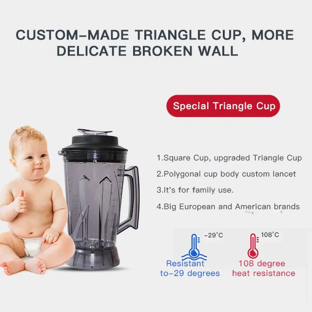 

Amazon's popular commercial large container 4L high-speed food blender grinds an ice juicer