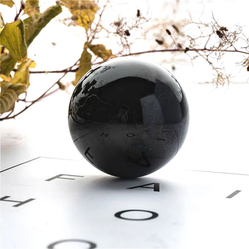 1 шт. 30 мм 100 черный кварцевый хрустальный стеклянный шар пресс папье для мебели