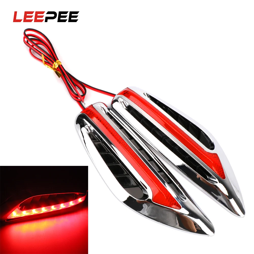 LEEPEE 46LED автомобильные указатели поворота 12 В 3 Вт форма лезвия боковые огни авто