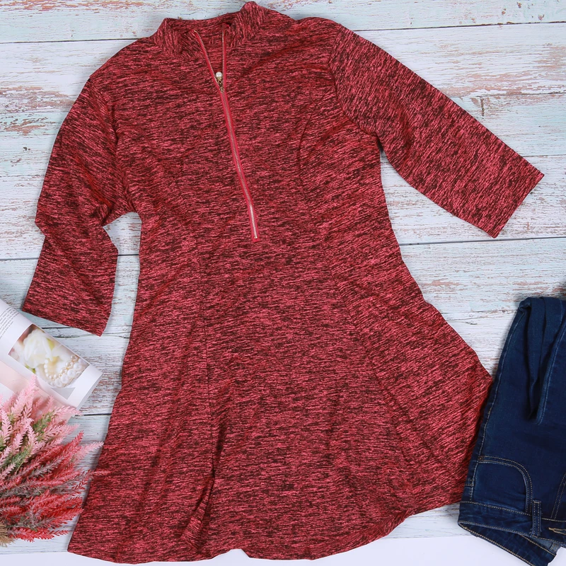 

Женское платье с рукавом три четверти Ralgan, сексуальные рождественские платья на молнии спереди, весенне-осенние женские вечерние платья дл...