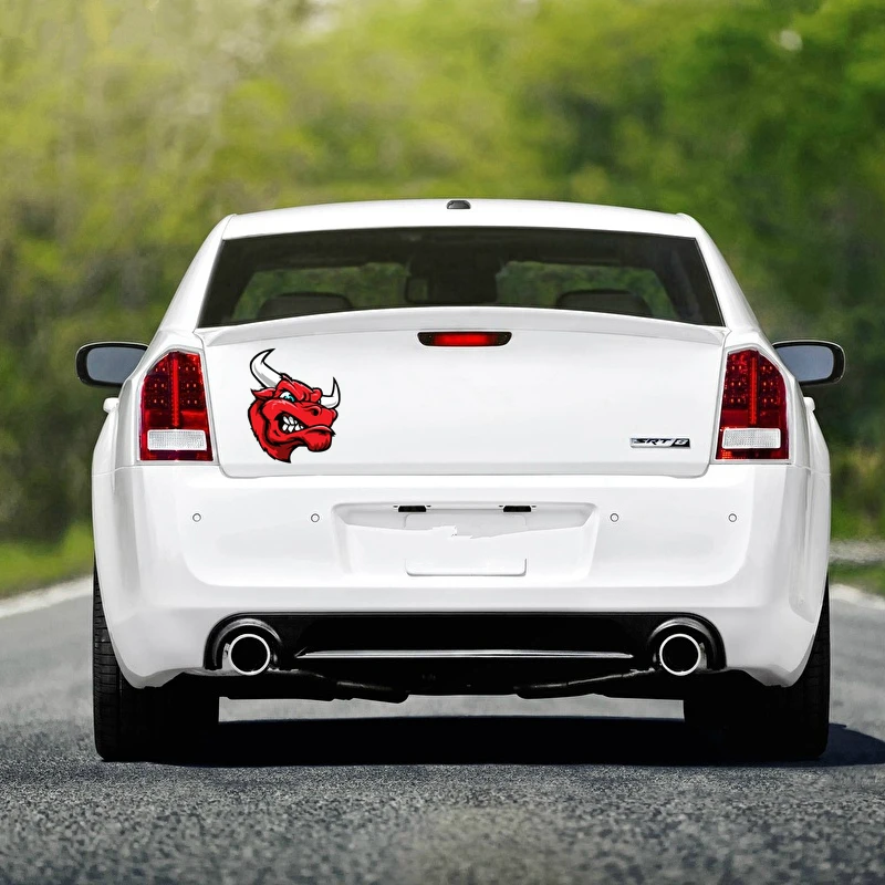 

16cmx13cm Angry bull style Car-Sticker Automobiles Motorcycles Window Bumper Laptop Vinyl Decal PVC Decorative Goods