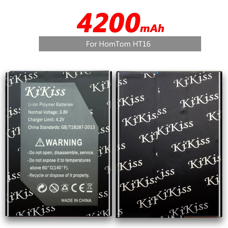 4200 мА/ч мобильный телефон Батарея для Homtom HT16 / Pro + номер отслеживания|Аккумуляторы