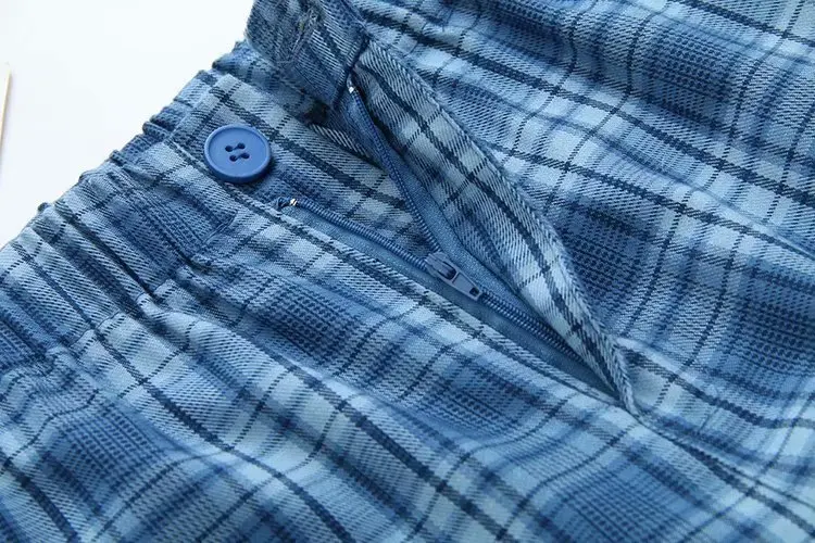 Свежий Универсальный решетки повседневные штаны женские элегантные красивые