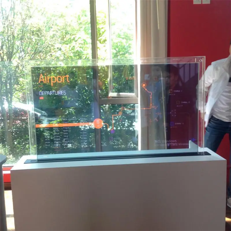 55 &quotдюймовый oled дисплей прозрачный для рекламных вывесок|Сенсорный панели| |