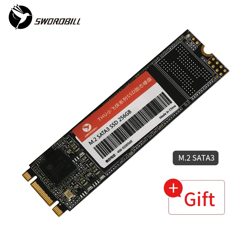 Твердотельный накопитель THU SSD M2 2280 SATA NGFF 128 ГБ 256 512 для ноутбуков и настольных