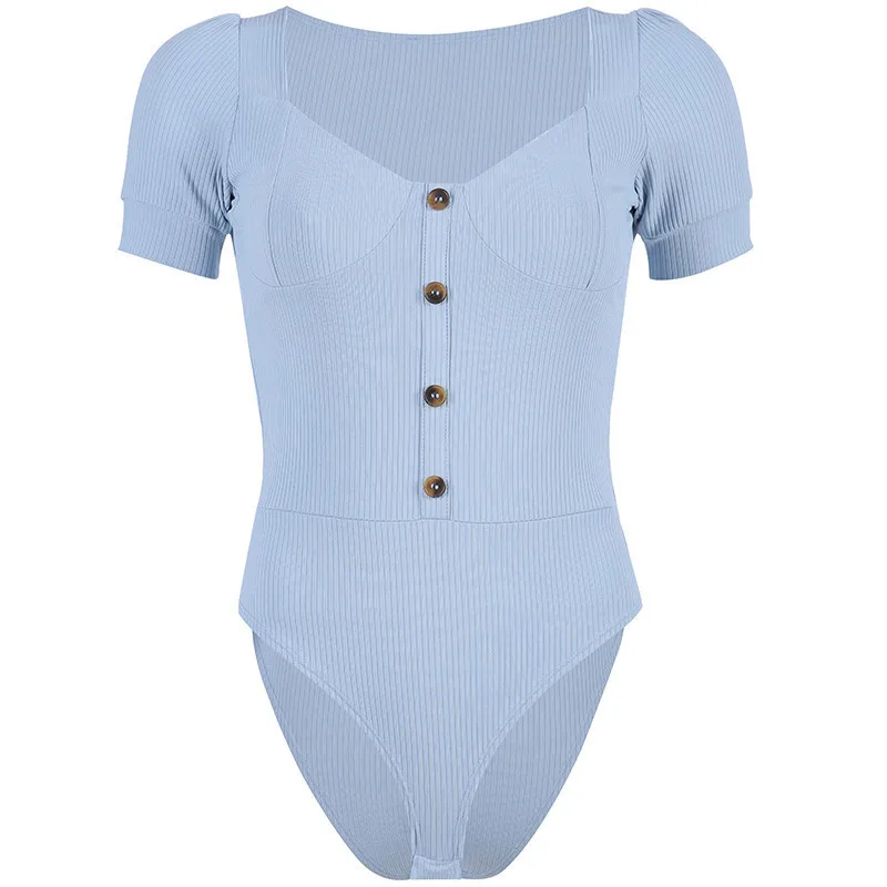 Женское боди с v образным вырезом повседневное винтажное элегантное облегающее