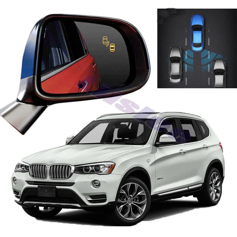 

Car BSM BSD BSA Radar Warning System Safety Driving Alert Mirror Detection Sensor For BMW X3 F25 2011 2012 2013