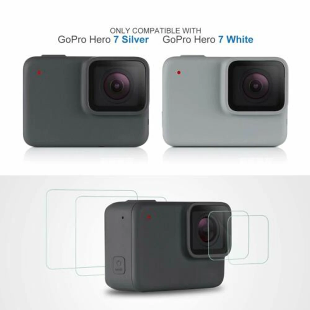 Новая усовершенствованная закаленная Защита экрана для GoPro Hero 7 6 5 2018 обновленная