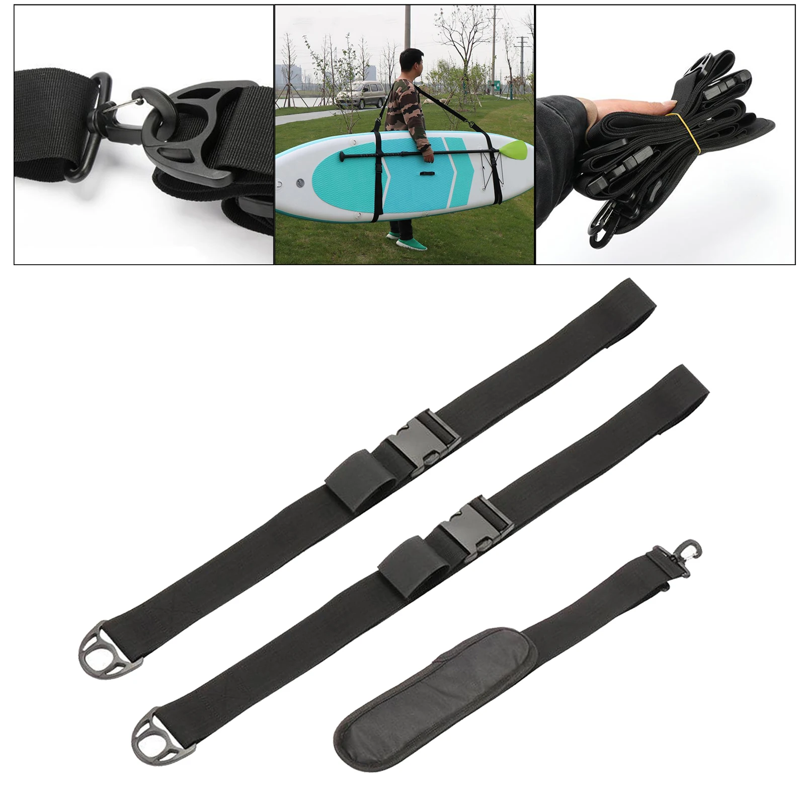 

Paddleboard Kayak Carry Strap Surfboard Adjustable Heavy-Duty Shoulder Strap