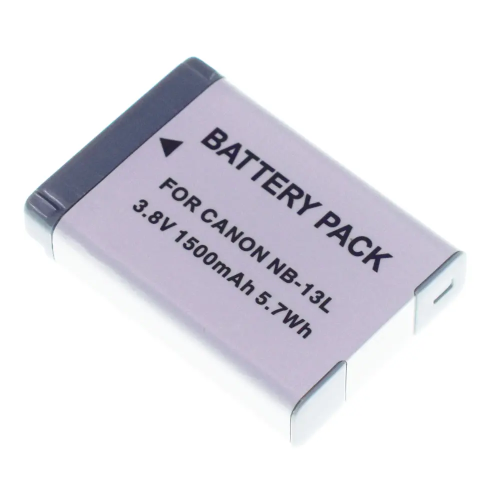 2 шт. в комплекте NB-13L Перезаряжаемые Li-Ion Батарея зум-объектив для Canon PowerShot G5X G9X G7X