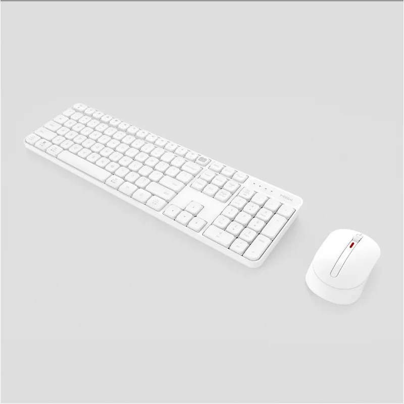 

MIIIW RF 2.4GHz Wireless Office Keyboard Mouse Set 104 Keys for Windows PC Mac Compatible Portable USB Keyboard Quite Version