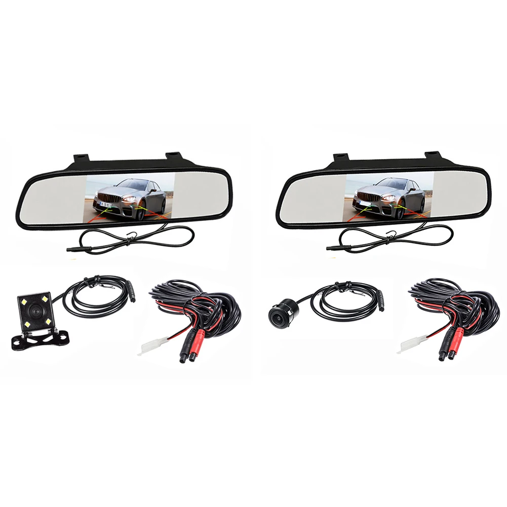 

Car Camera Rear View Mirror Monitor Rearview Parking Mirror LCD Screen Display Backup Camera Video Surveillance Device