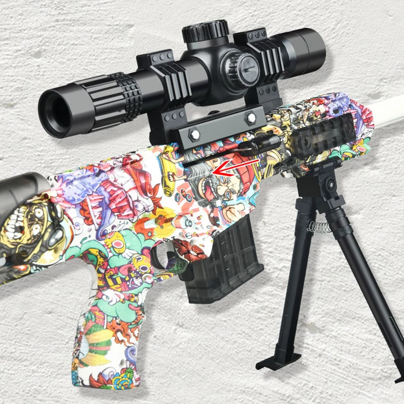 Снайперская винтовка Barrett ручной игрушечный пистолет-бластер из ЭВА мягкие