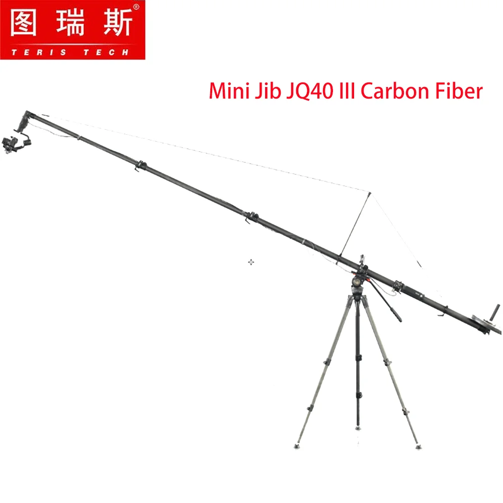 

Teris Mini Jib JQ40 III, 4 м/фотосессия, 5 метров, легкая стрела из углеродного волокна для камеры, стрела крана для видеосъемки DJI RS2