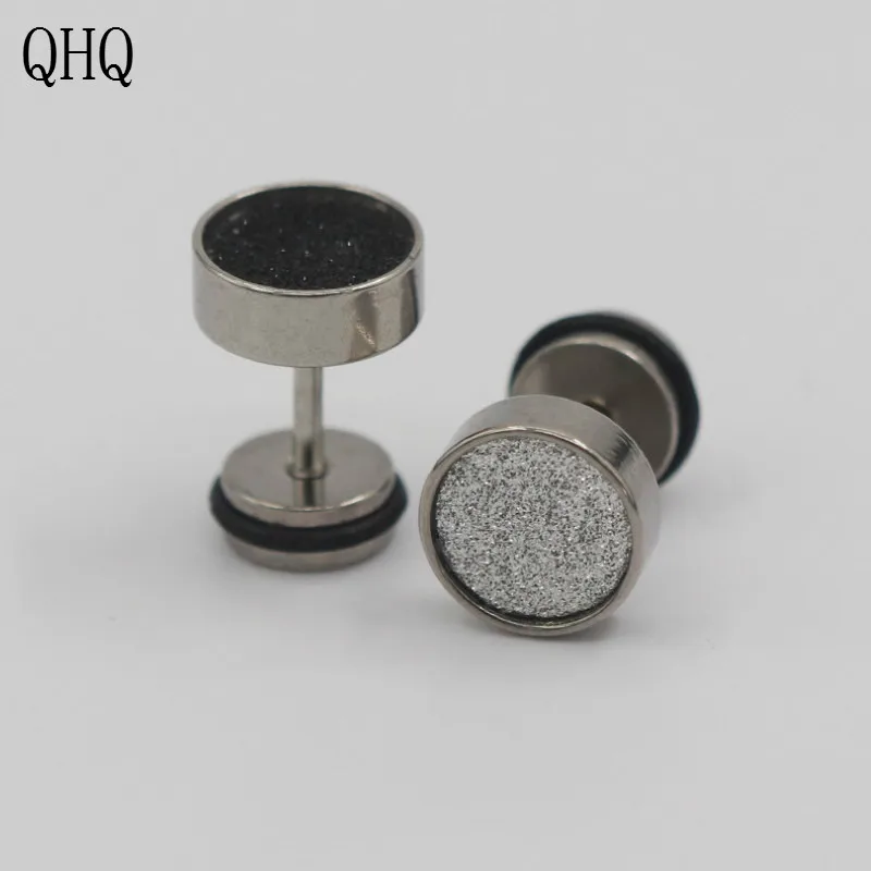 QHQ серьги-гвоздики круглые серьги модные аксессуары ювелирные изделия из
