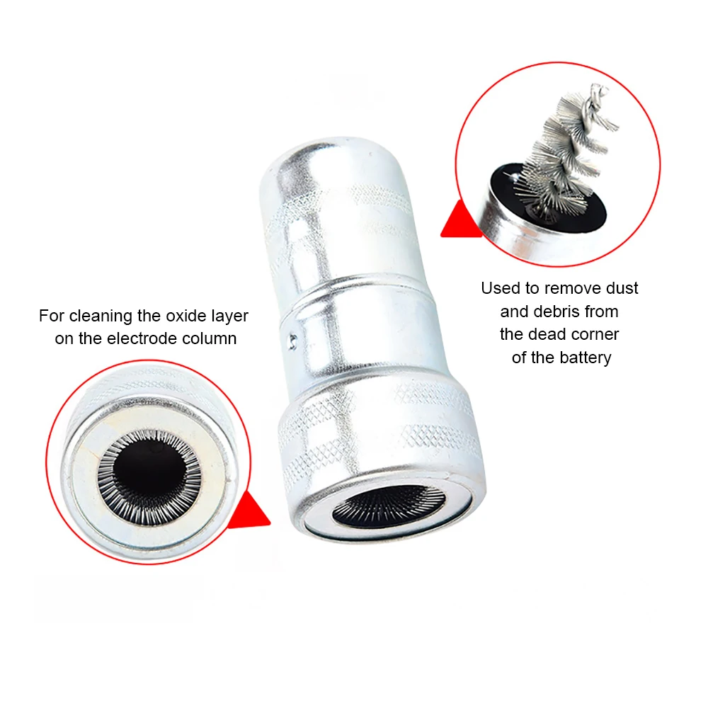 Мойка автомобиля Чистящая батарея проволочная щетка клемма кабельный