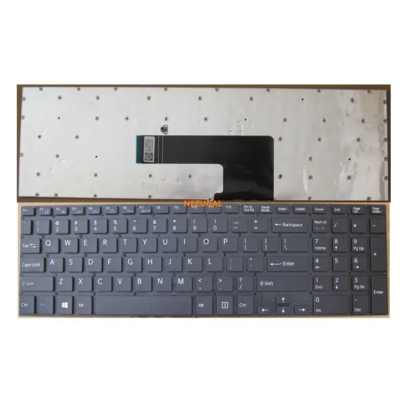 

NEW English laptop Keyboard for Sony VAIO SVF15 SVF152 SVF153 SVF154 9Z.NAEBQ.00R SVF15N17CXB AEHK97001103A