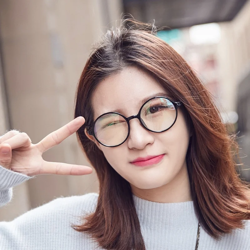 

Round Frame Optical Glasses Woman New Trendy Gril Blue Light Blocking Eyeglasses For Man Computer Oculos Clear Eyewear Glasses